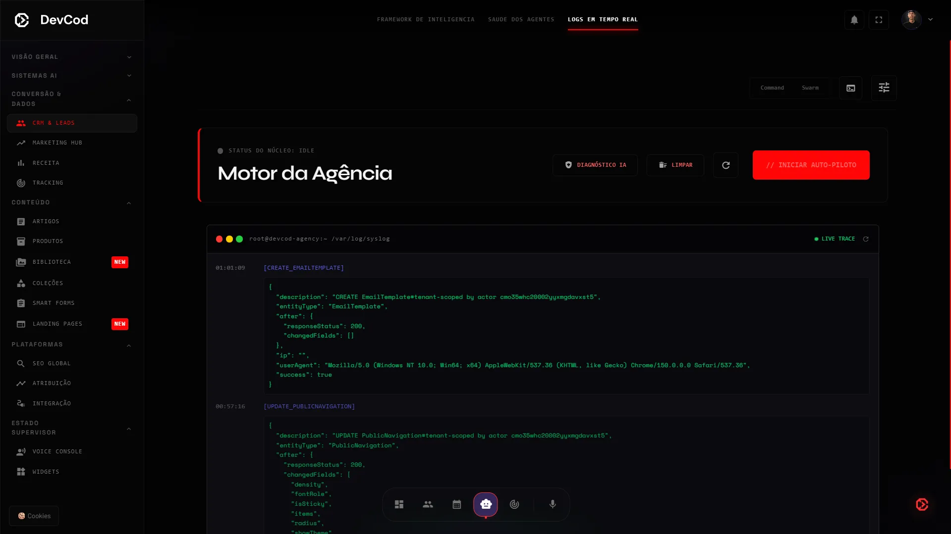 Gatilhos Inteligentes de Eventos